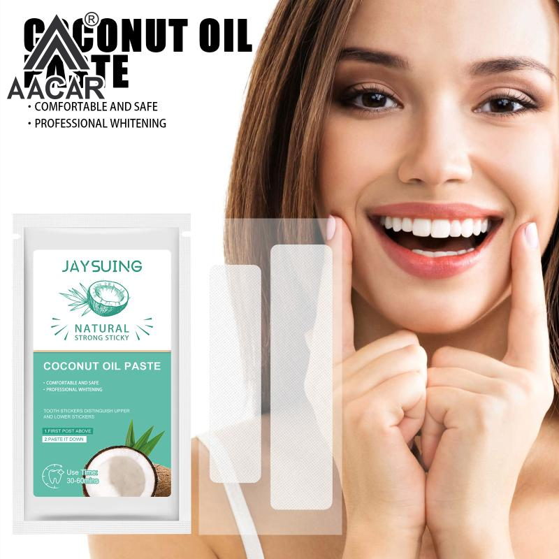 Teeth Whitening With Coconut Oil - Coconut Oil Whitening Strips - Cleans