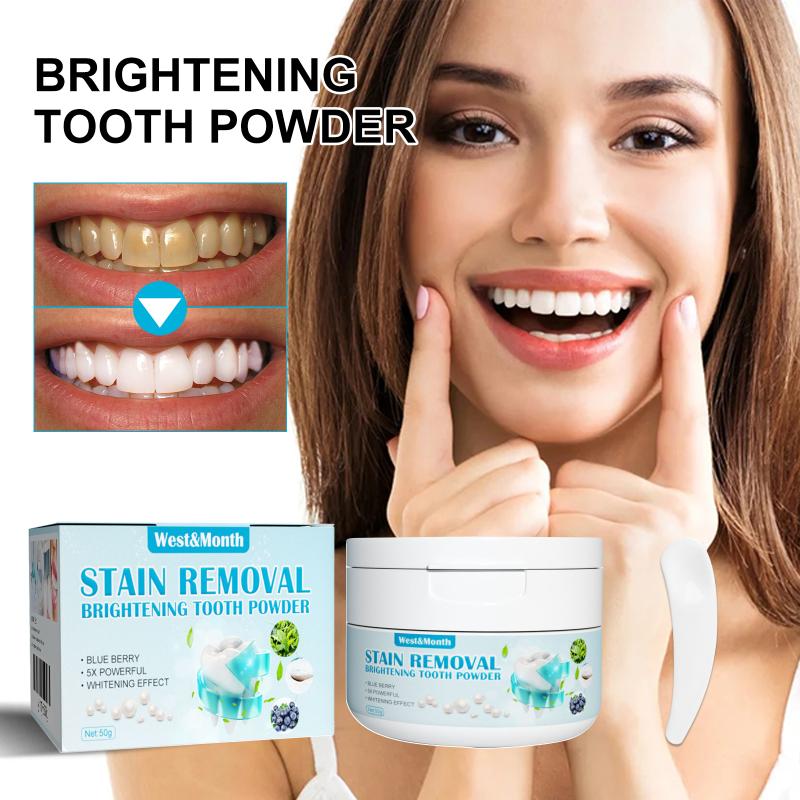 Teeth Whitening With Baking Soda - Blueberry Baking Soda Tooth Powder Pearl