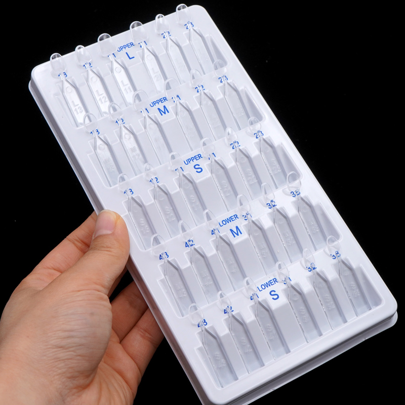 Teeth Whitening Moulds - 30Pcs Dental Veneers Mould Kit Anterior