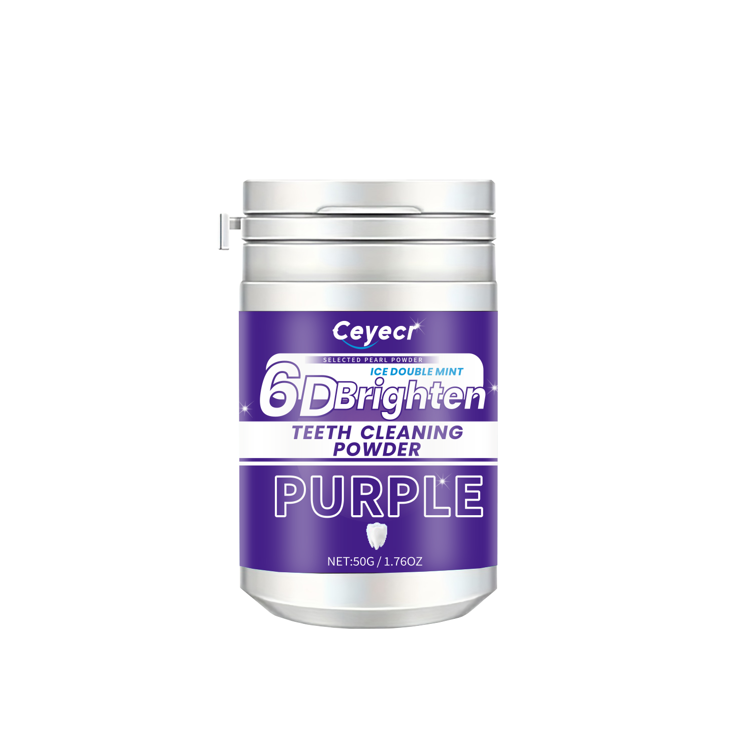 Teeth Whitening Ingredients - 6D WHITE purple Hydroxyapatite teeth cleaning