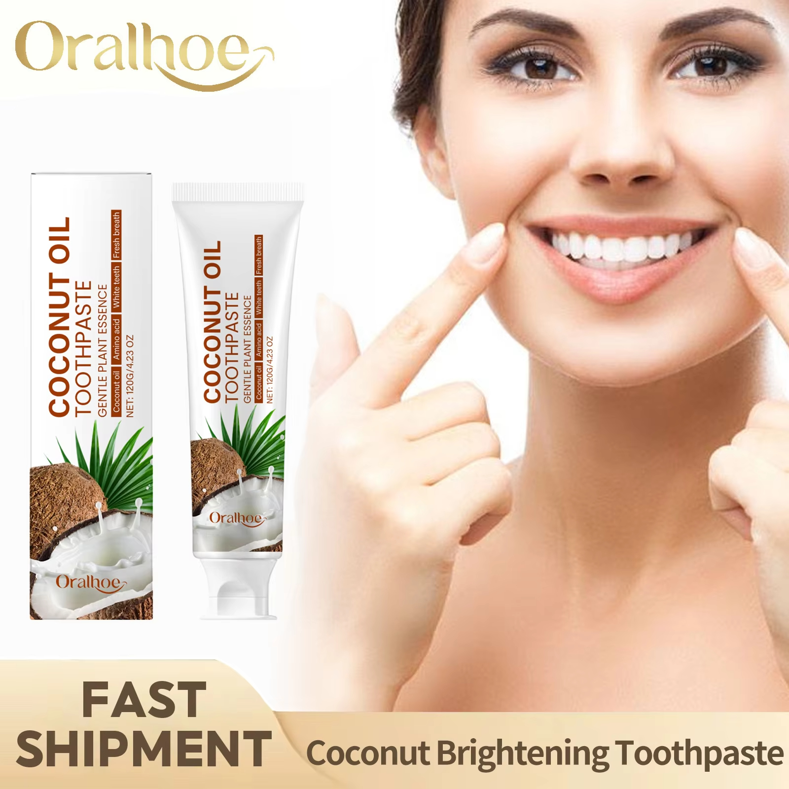 Teeth Whitening With Coconut Oil - Coconut Oil Toothpaste Teeth Bleaching Enamel