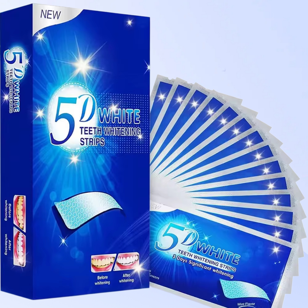 Teeth Whitening Strips Permanent - 3D/5D/9D Teeth Whitening Strips White Tooth