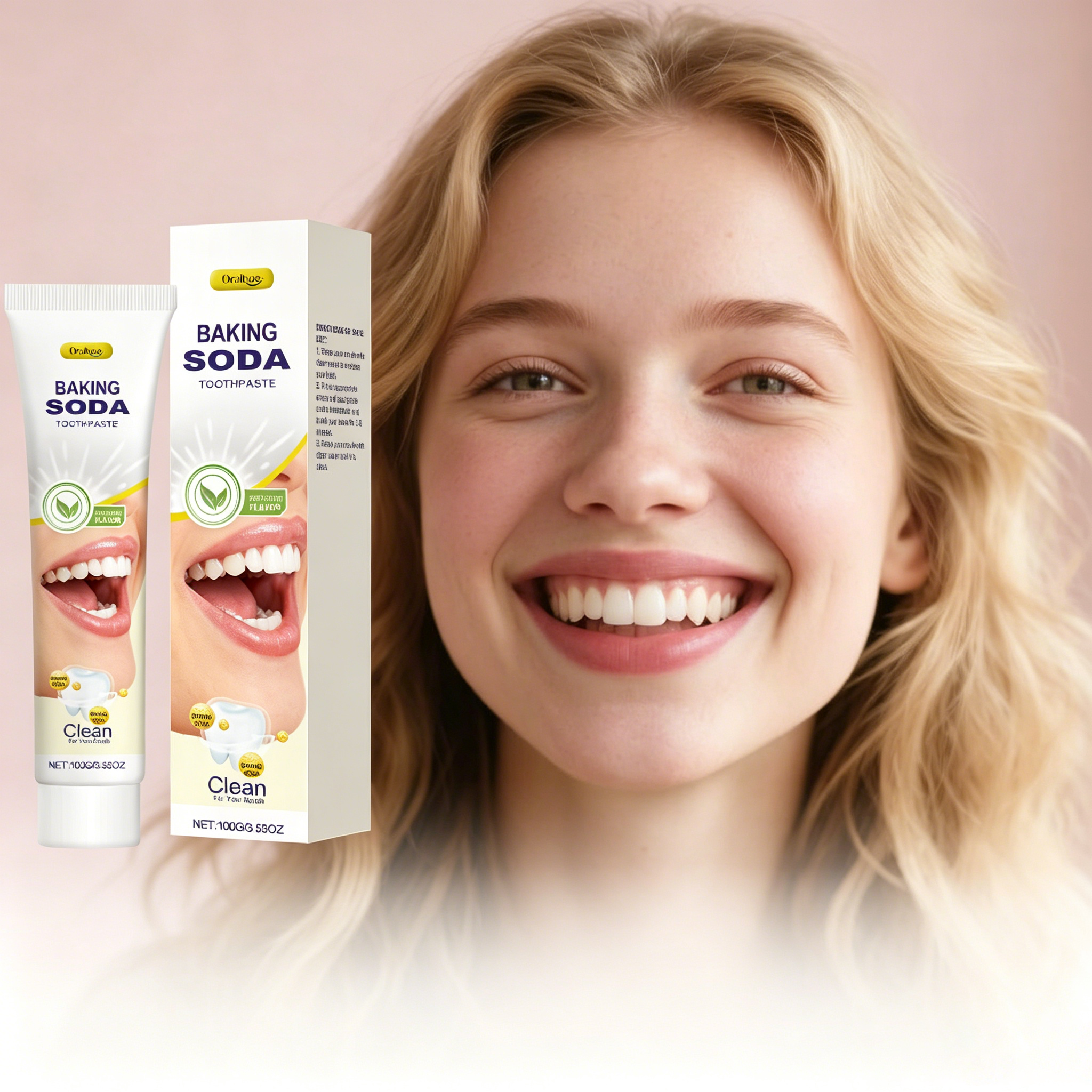 Teeth Whitening With Baking Soda - Baking Soda Toothpaste Deep Cleaning Whitening