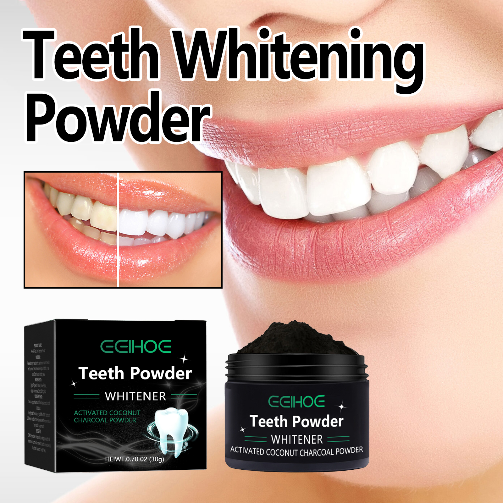 Activated Coconut Charcoal Too - Teeth Whitening With Coconut Oil 评论和价格
