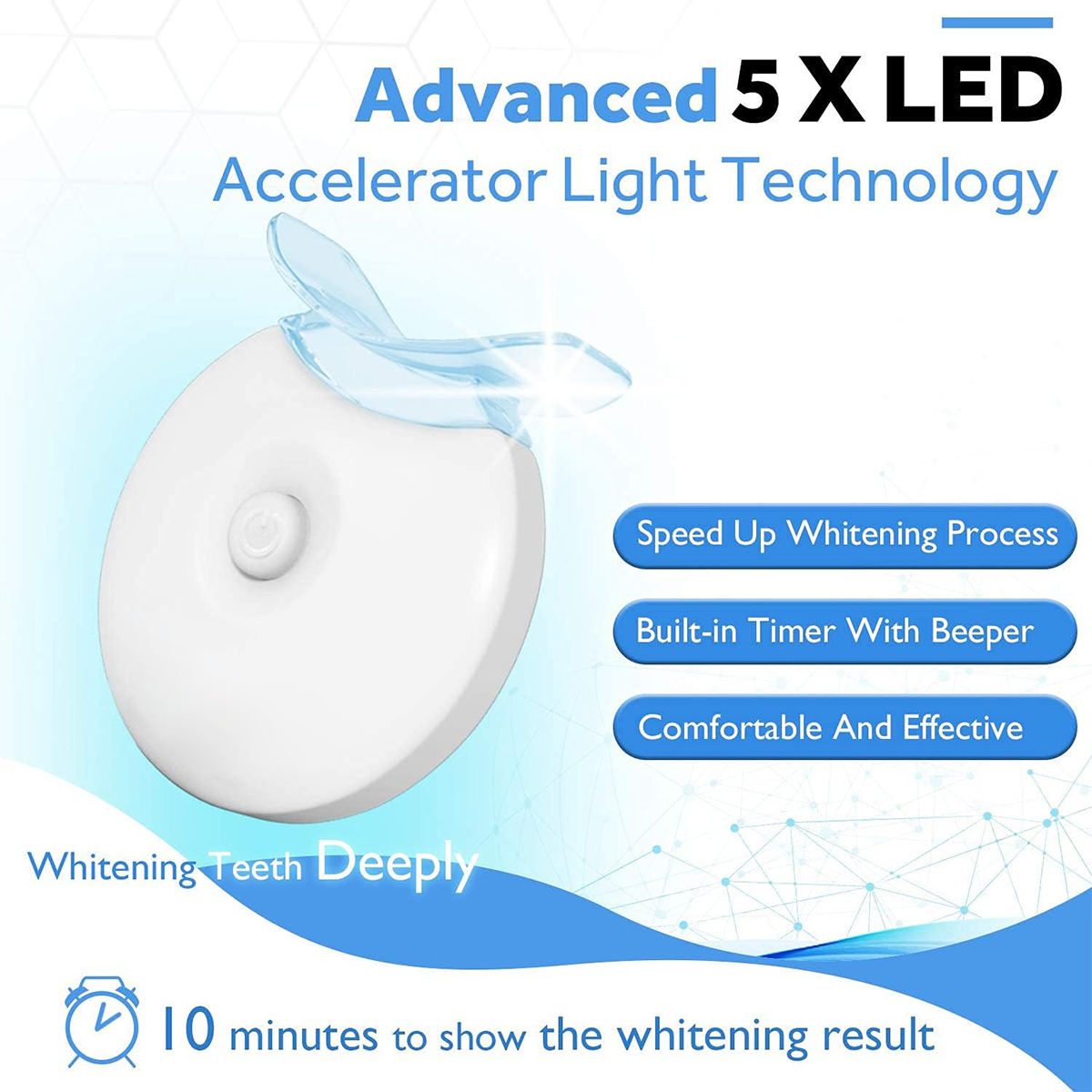Teeth Whitening Kit - 5X LED L - Teeth Whitening Hismile 评论和价格