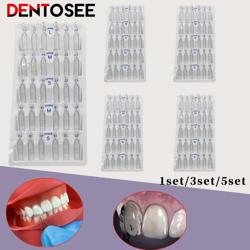 1Set/3Set/5Set Dental Veneer M - Teeth Whitening Moulds 评论和价格
