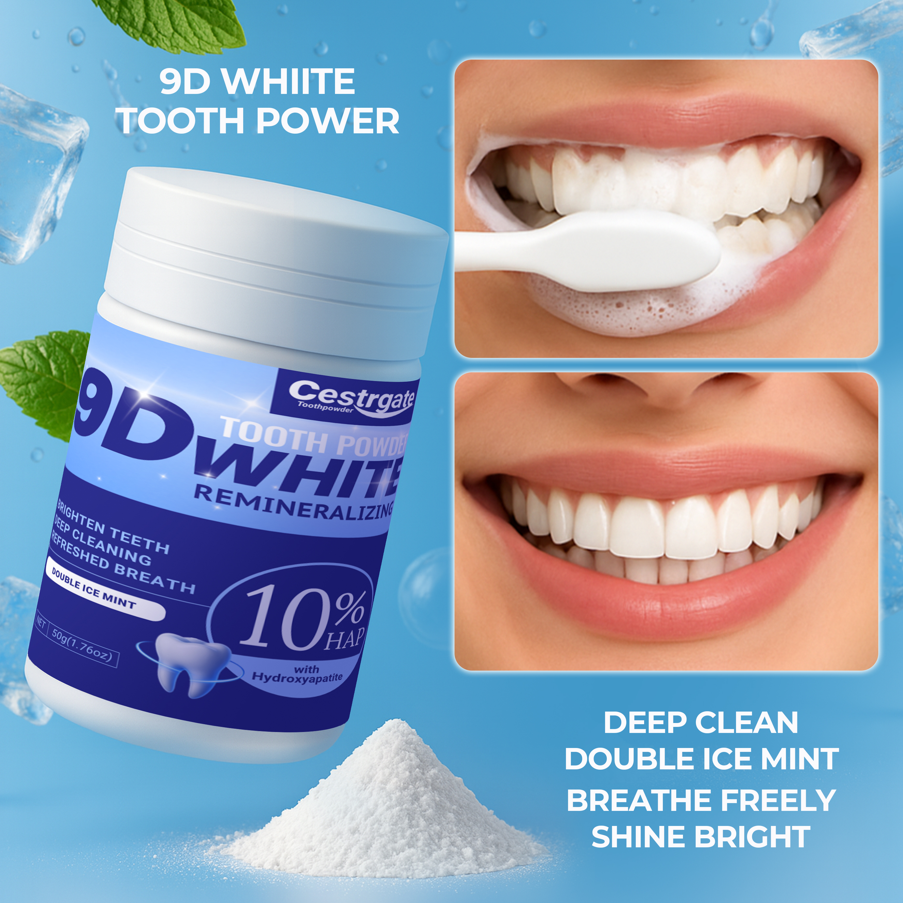 9D Hydroxyapatite Teeth Whiten - Teeth Whitening Ingredients 评论和价格