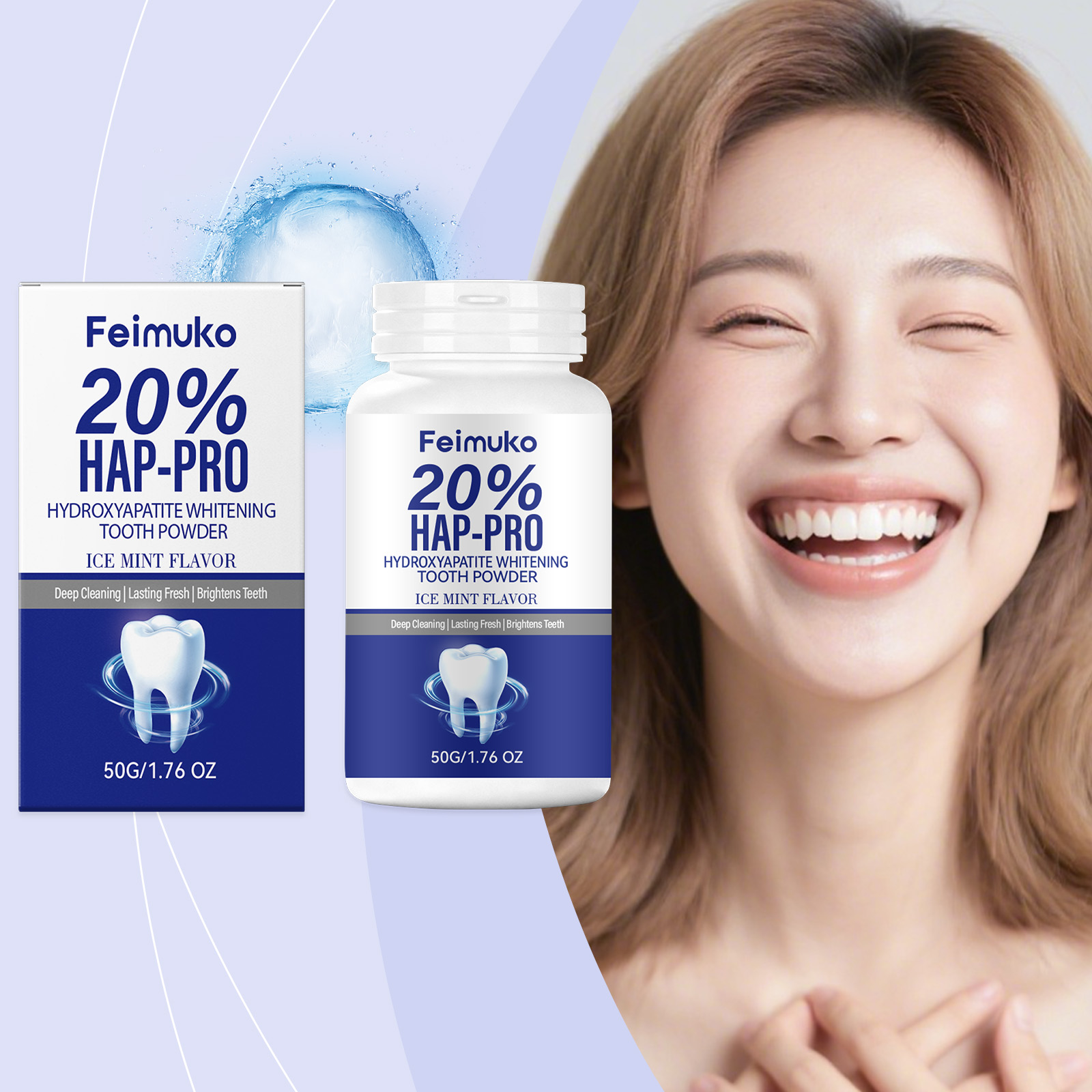 20% Hydroxyapatite Tooth Powde - Teeth Whitening Ingredients 评论和价格