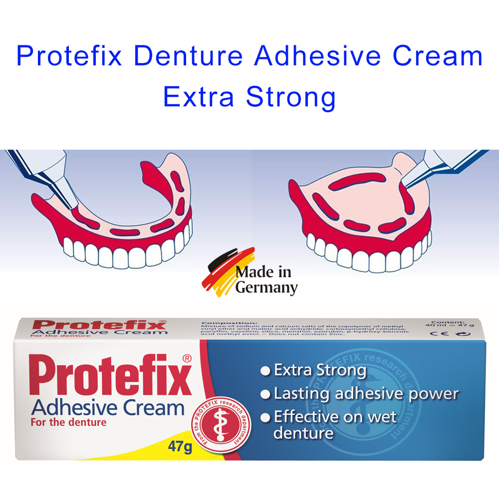 Protefix Adhesive Cream For De - Teeth Whitening Ingredients 评论和价格