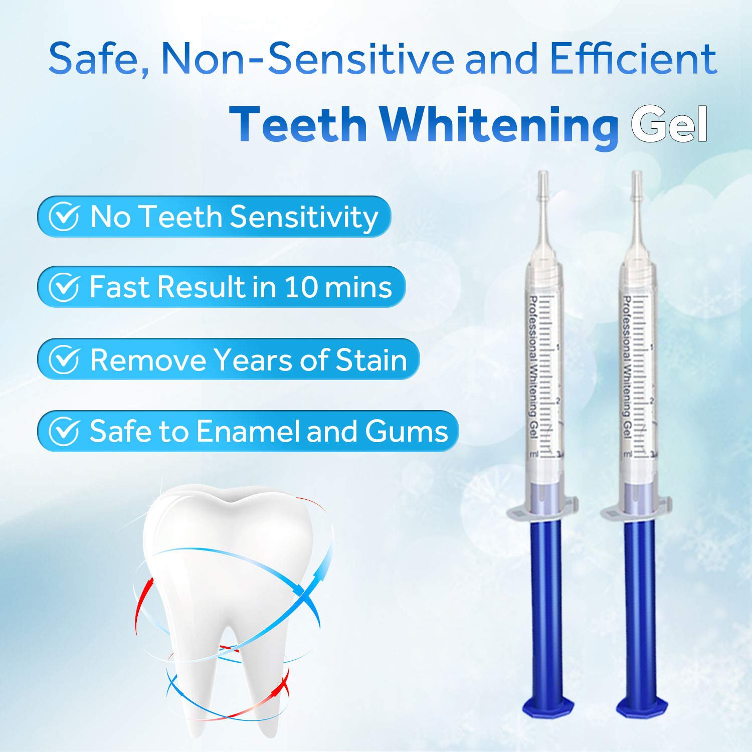 Teeth Whitening Gel Refill Syr - Teeth Whitening Hismile 评论和价格