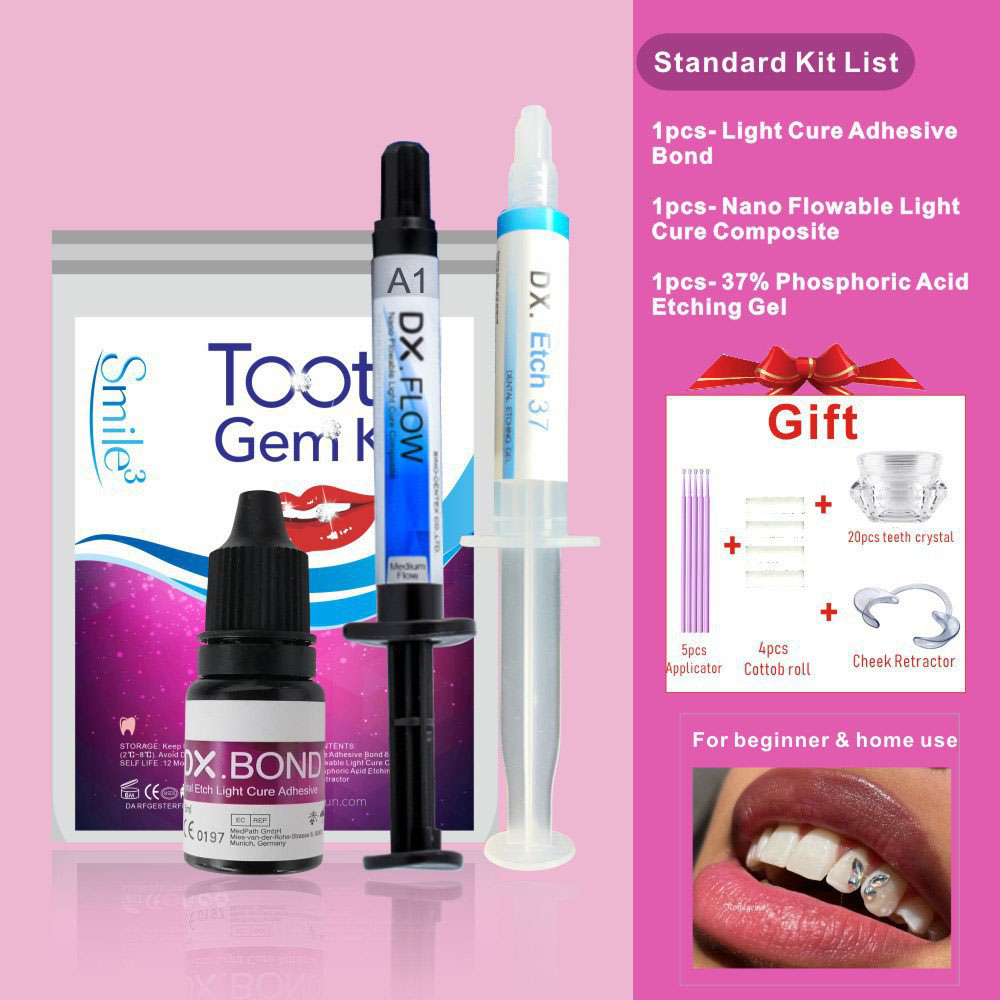 HOT Tooth Gem Kit Teeth Decora - Teeth Whitening Hismile 评论和价格