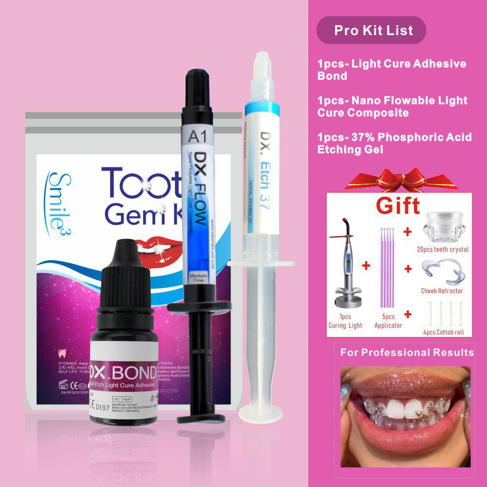 HOT Tooth Gem Kit Teeth Decora - Teeth Whitening Hismile 评论和价格