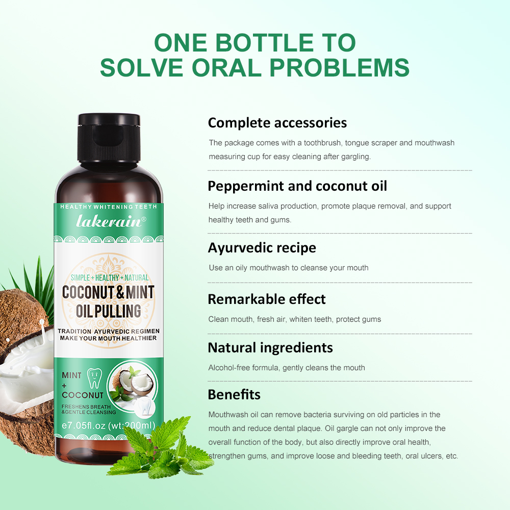 Coconut Mint Pulling Oil Mouth - Teeth Whitening With Coconut Oil 评论和价格