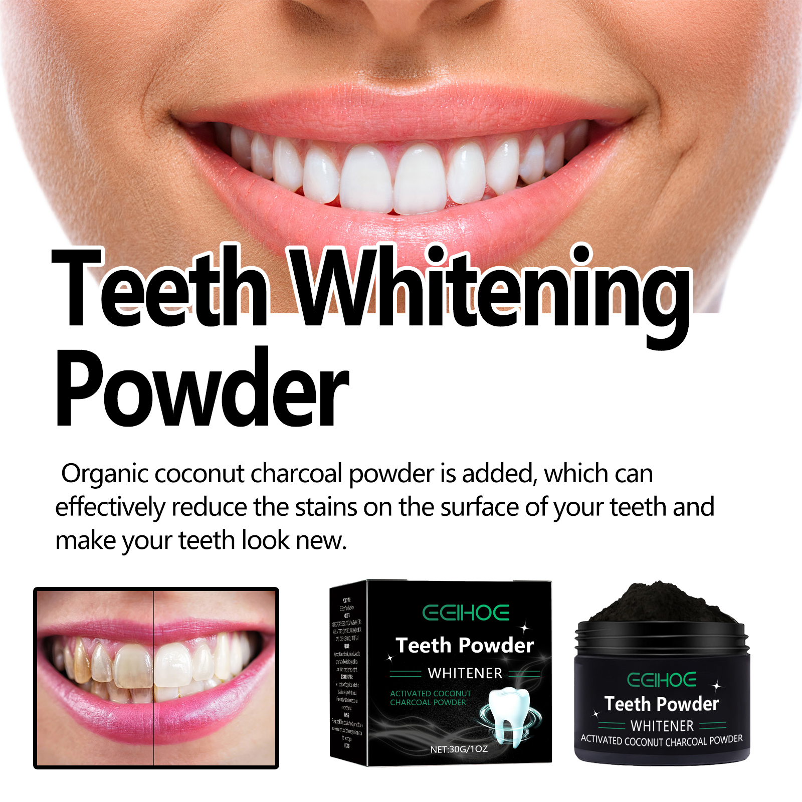 Natural Teeth Whitening Powder - Teeth Whitening With Baking Soda 评论和价格