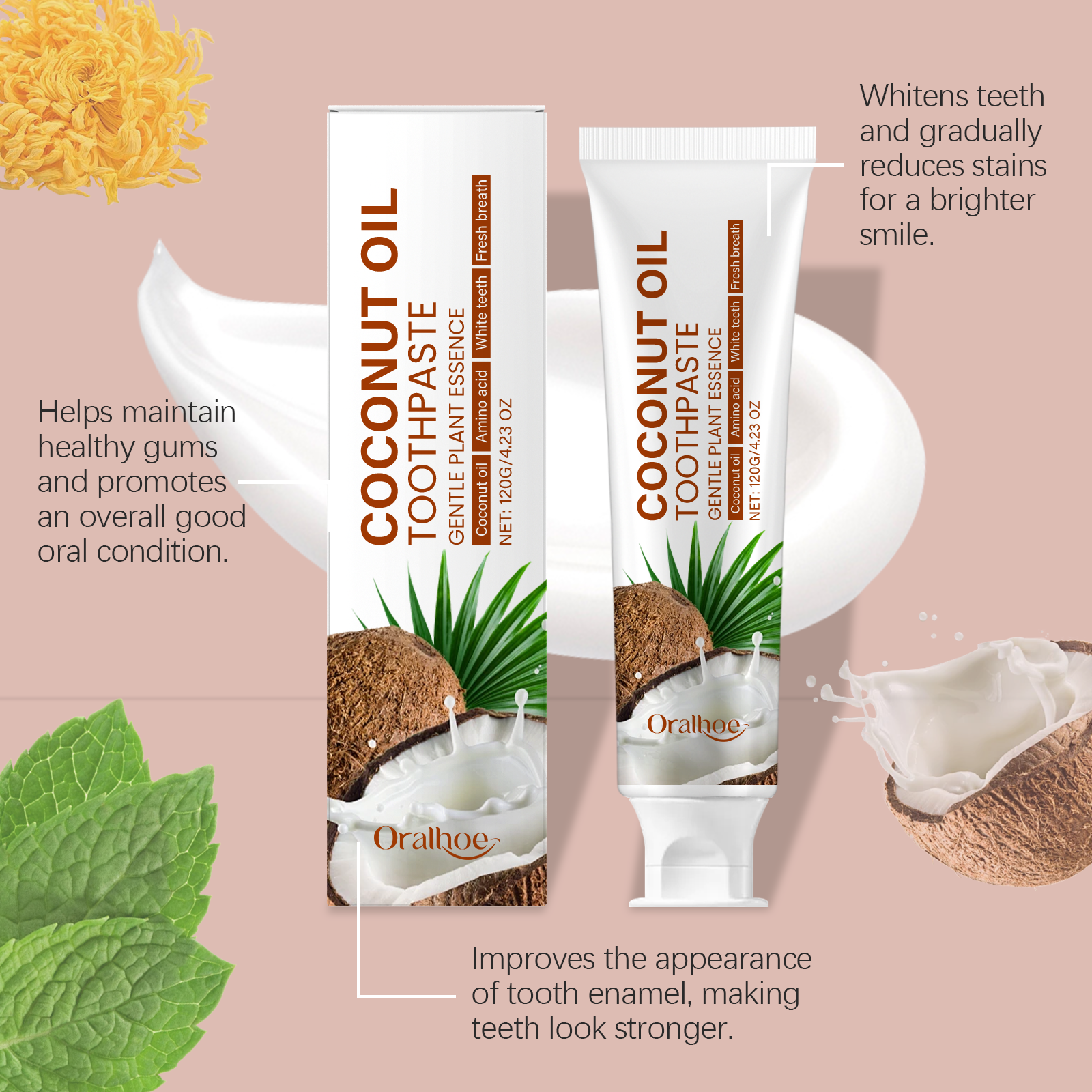 Coconut Oil Toothpaste Teeth W - Teeth Whitening With Coconut Oil 评论和价格