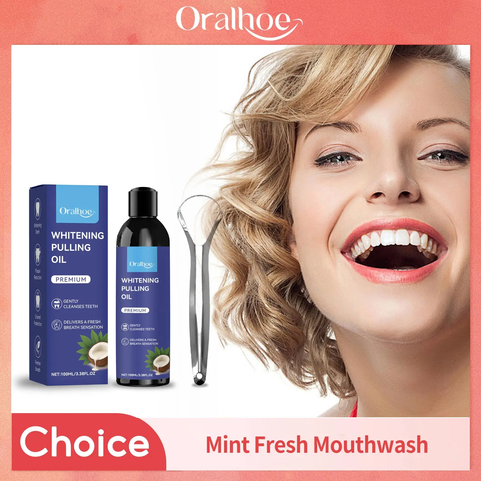 Coconut Pulling Oil With Tongu - Teeth Whitening With Coconut Oil 评论和价格