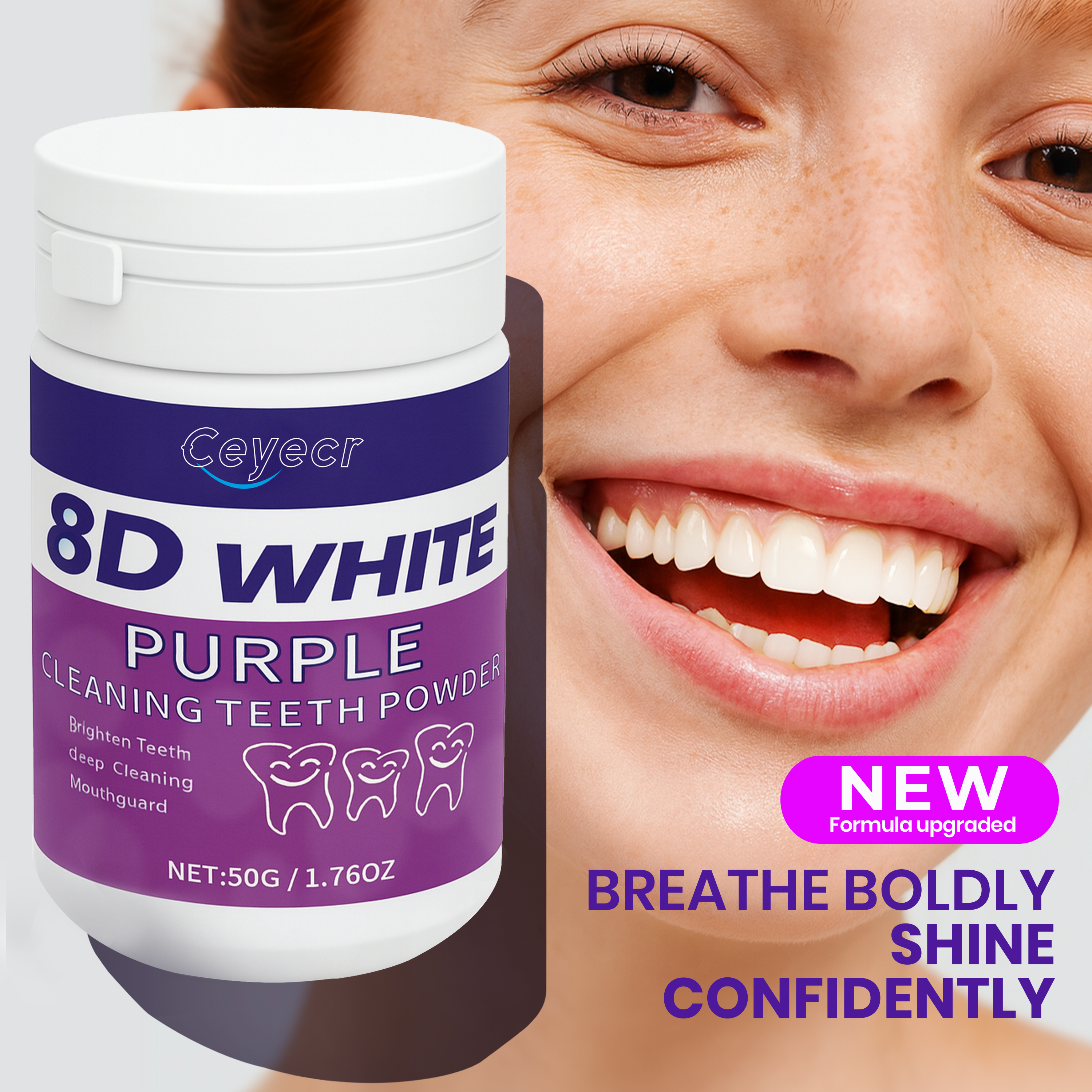 8D white Teeth Whitening Powde - Teeth Whitening Hismile 评论和价格