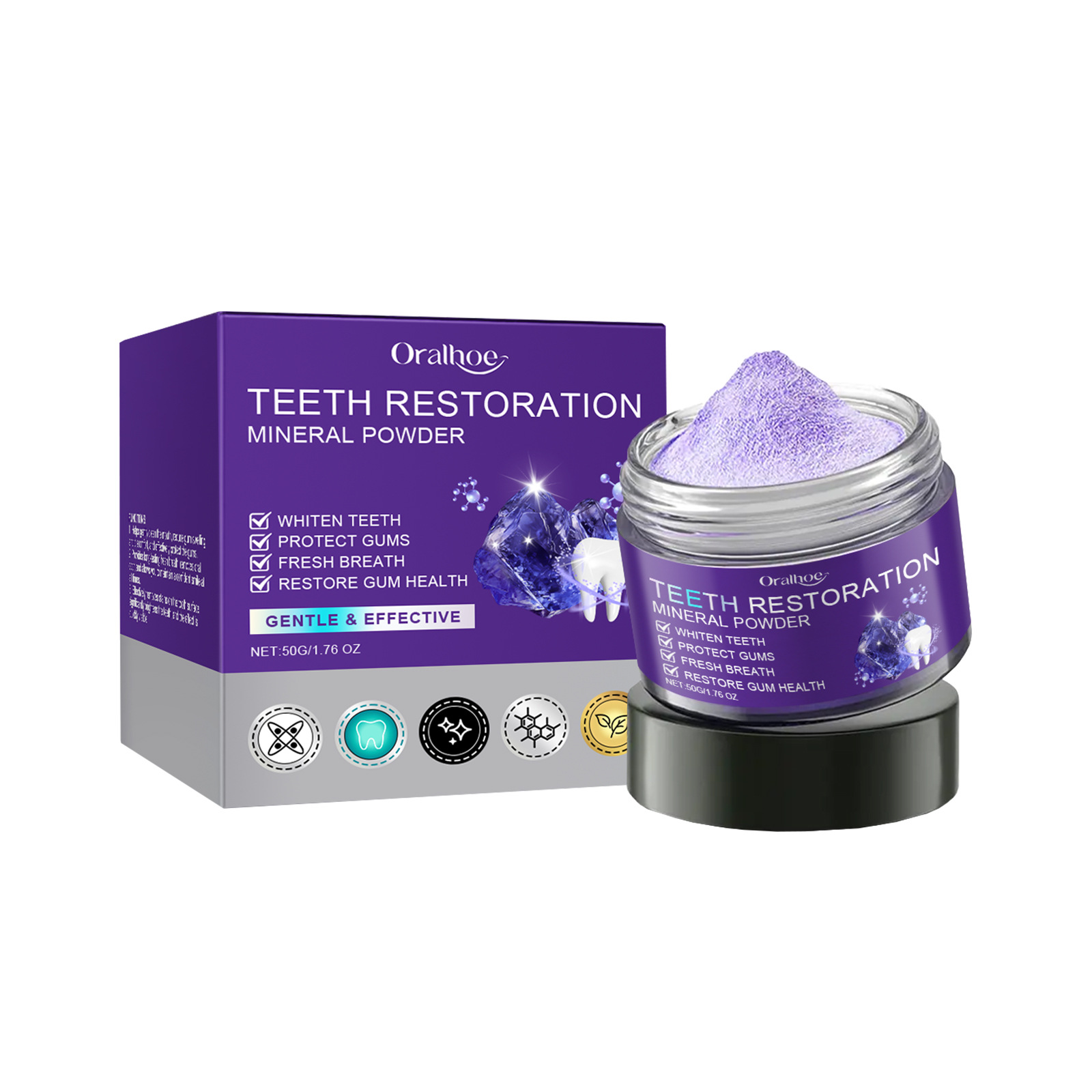 Teeth Restoration Mineral Powd - Teeth Whitening Hismile 评论和价格