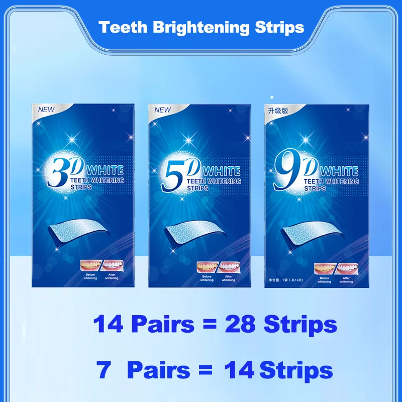 3D/5D/9D Teeth Whitening Strip - Teeth Whitening Strips Permanent 评论和价格