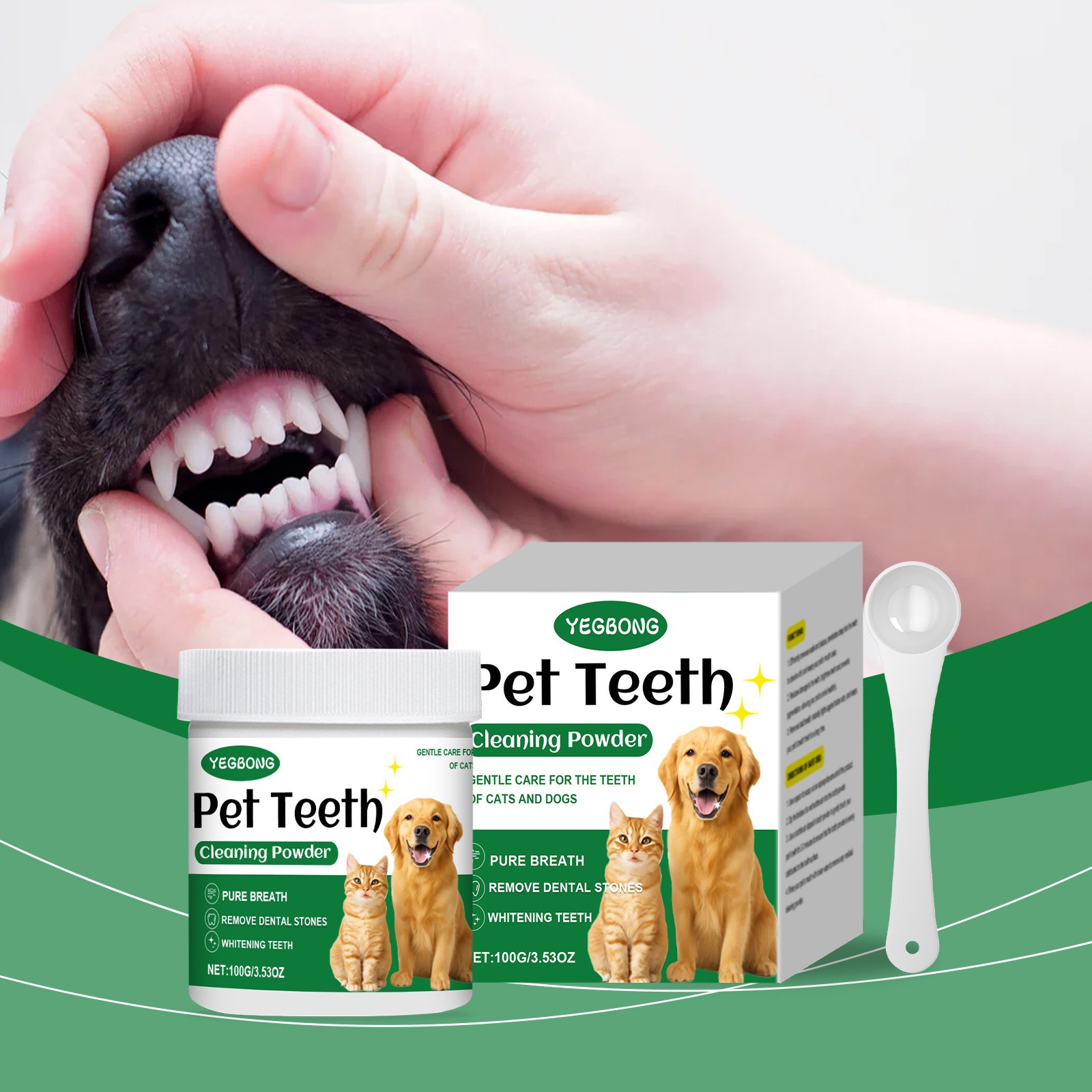 Pet Teeth Cleaning Powder Redu - Teeth Whitening Hismile 评论和价格