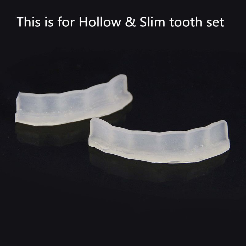 JINAO 2 Pcs Grills Molding Fix - Teeth Whitening Moulds 评论和价格