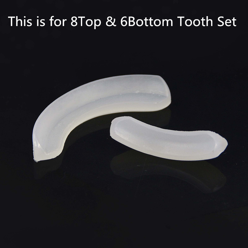 JINAO 2 Pcs Grills Molding Fix - Teeth Whitening Moulds 评论和价格