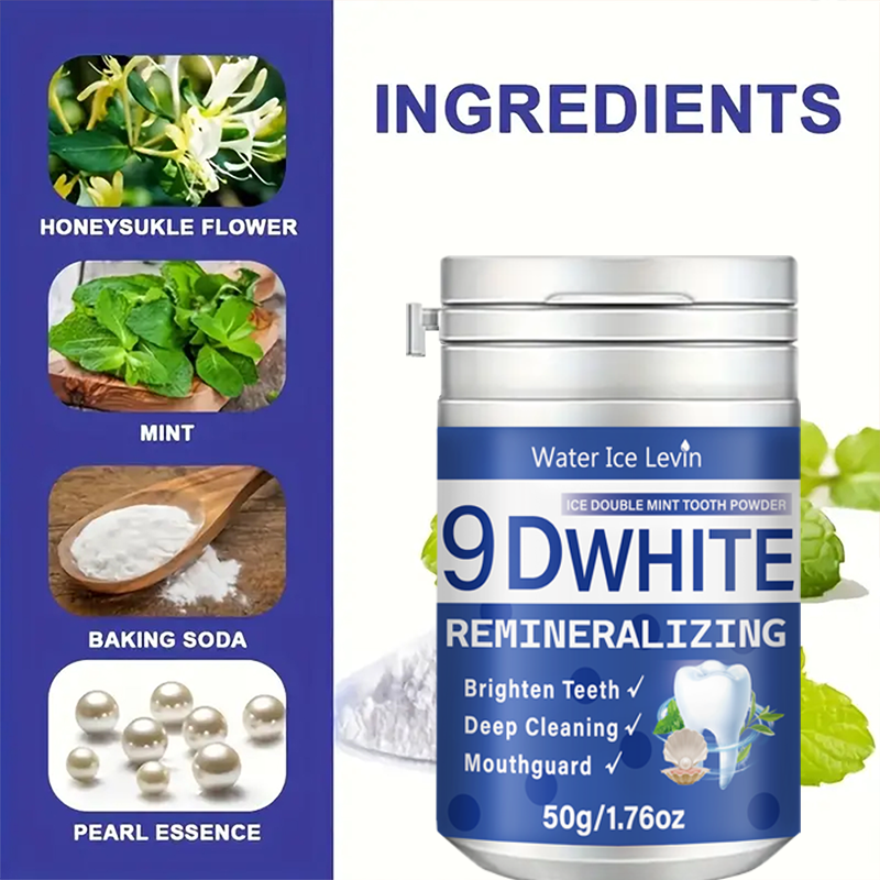 9D White Remineralizing Tooth  - Teeth Whitening With Baking Soda 评论和价格