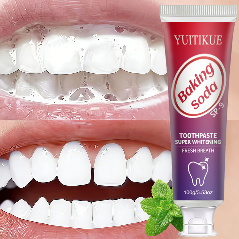 YUITIKUE Baking Soda Toothpast - Teeth Whitening With Baking Soda 评论和价格