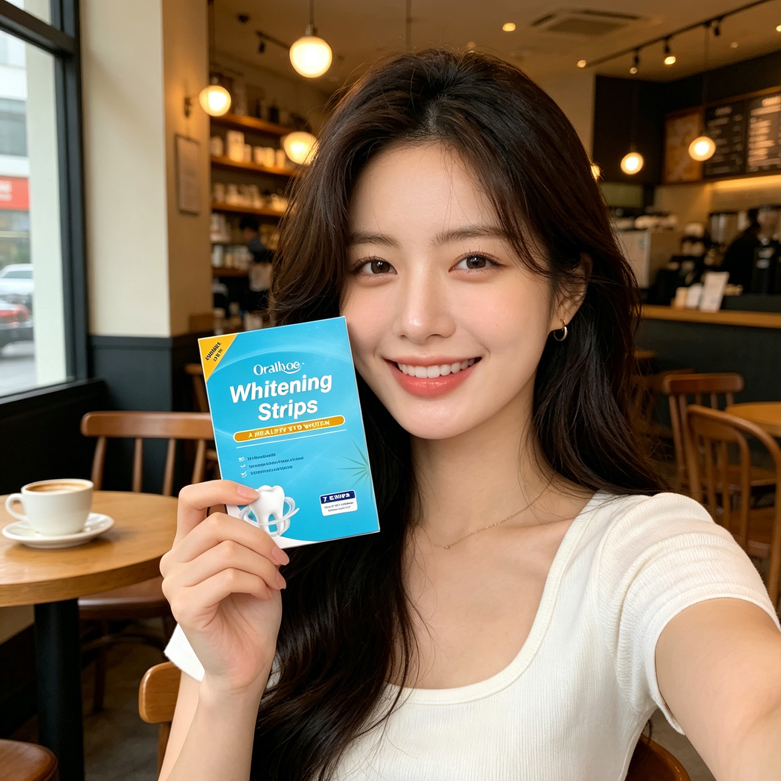Oralhoe Teeth Whitening Strips - Teeth Whitening With Coconut Oil 评论和价格