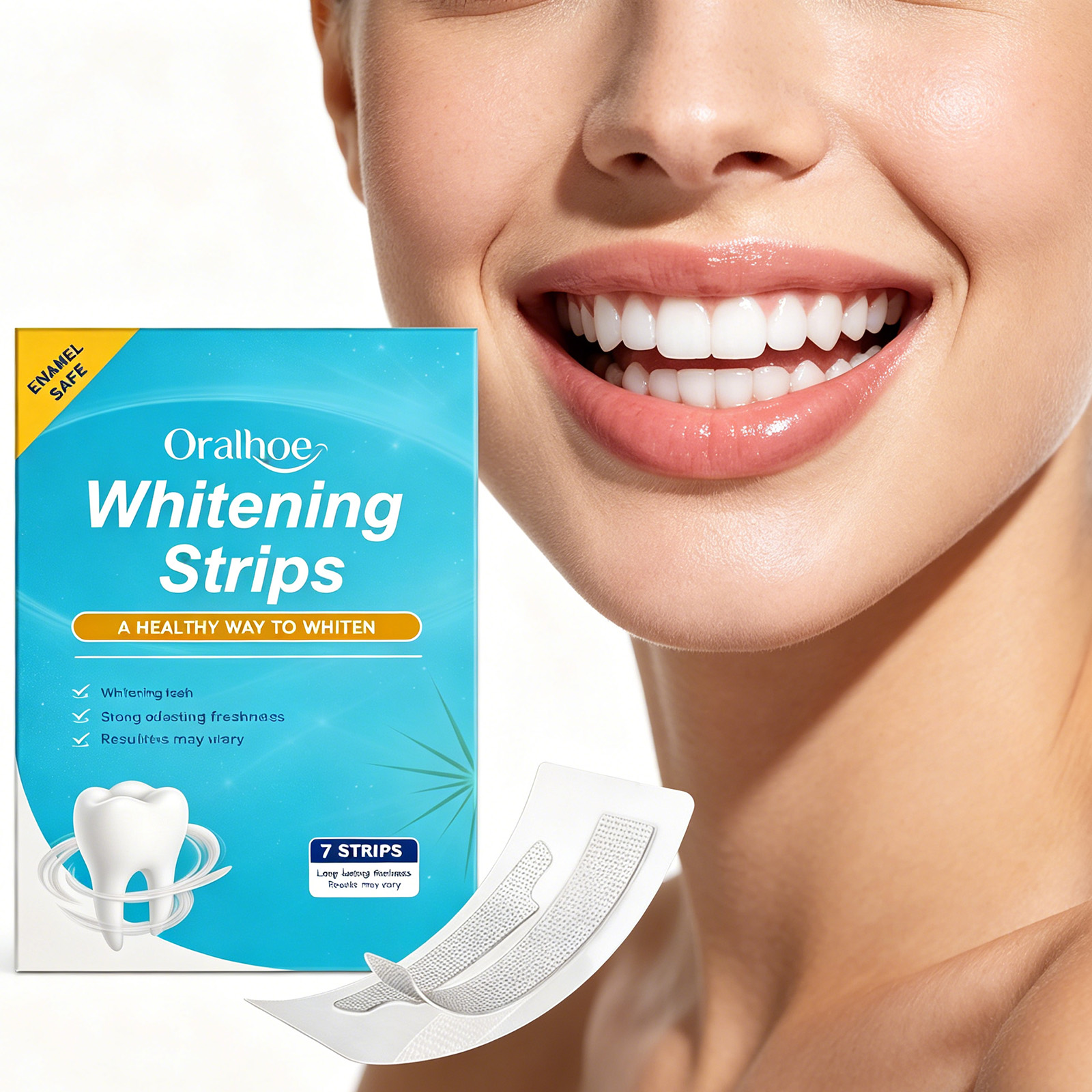 Oralhoe Teeth Whitening Strips - Teeth Whitening With Coconut Oil 评论和价格