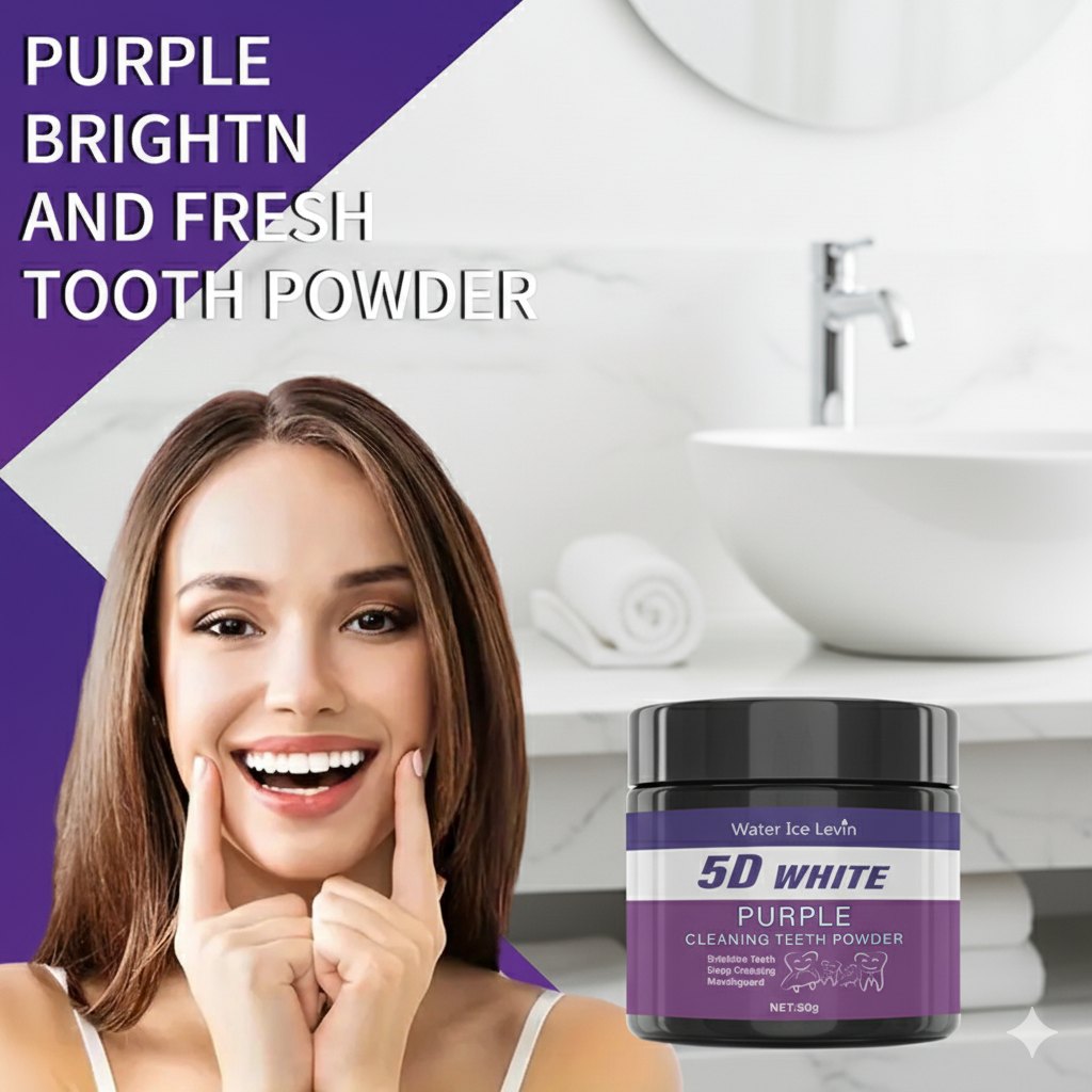 5D White Purple Cleaning Tooth - Teeth Whitening With Baking Soda 评论和价格