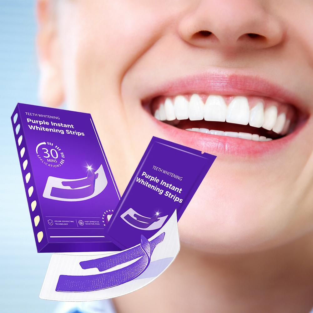 42Pairs Purple Teeth Whitening - Teeth Whitening Strips Permanent 评论和价格