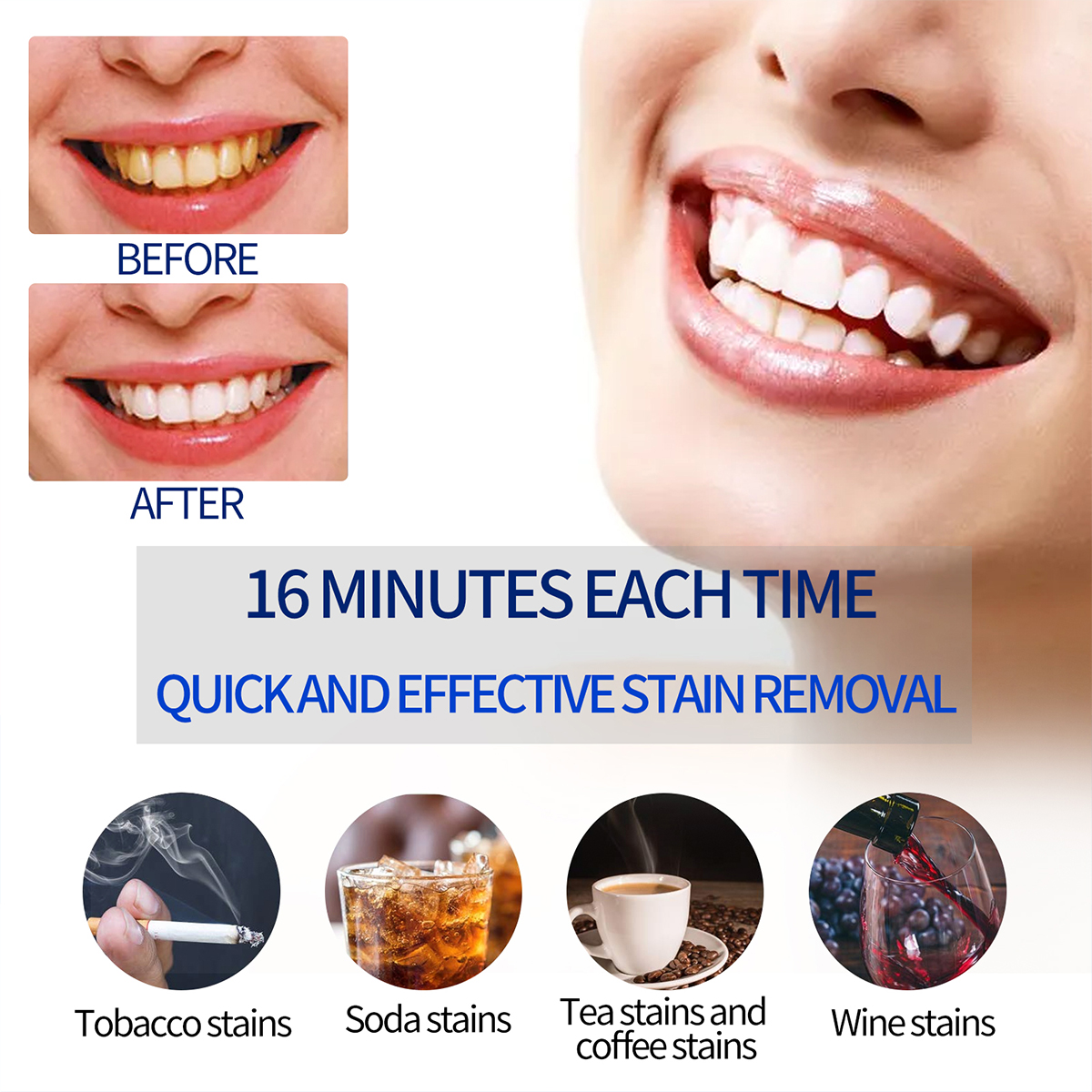 Portable Teeth Whitening Lamp  - Teeth Whitening Hismile 评论和价格