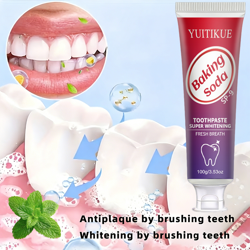YUITIKUE Baking Soda Toothpast - Teeth Whitening With Baking Soda 评论和价格